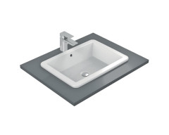 Раковина встраиваемая сверху Ideal Standard STRADA 59.5х44х17, фаянс, цвет Белый (K078001)