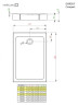 Акриловый поддон для душа Radaway Doros F Compact 120x80x12