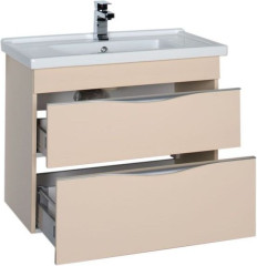 Тумба с раковиной Aquanet Эвора 80 бежевый
