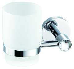 Sanibano Sahara, настенный стеклянный стакан, цвет хром-кристаллы Swarovski crystal