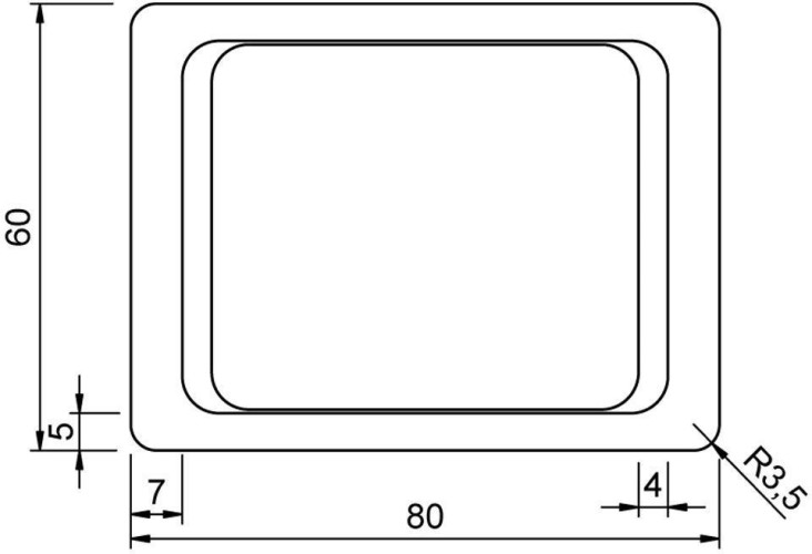 Зеркало Aquanet TH-23 80
