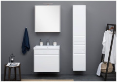 Зеркало-шкаф Aquanet Палермо 70 белый