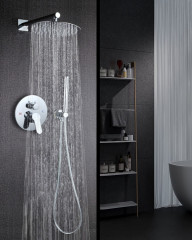 Встраиваемый душевой комплект со смесителем Sakari, хром 2 режима