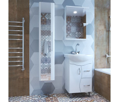 Зеркало-шкаф навесной без подсветки MIXLINE Классик-50 левый (525509)