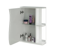 Зеркало-шкаф навесной без подсветки MIXLINE Классик-50 левый (525509)