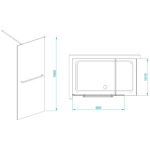 Душевая перегородка RGW WA-040 арт. 35104009-11