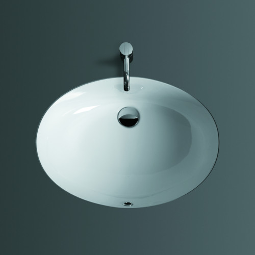 Раковина встраиваемая снизу Simas Lavabi 43.5х58х, санфаянс, цвет Белый (S53bi)