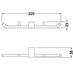 Крючок для полотенец Schein Rembrandt 061*4
