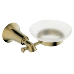 Держатель мыльницы(стекло) KAISER бронза (латунь) (KH-4003)