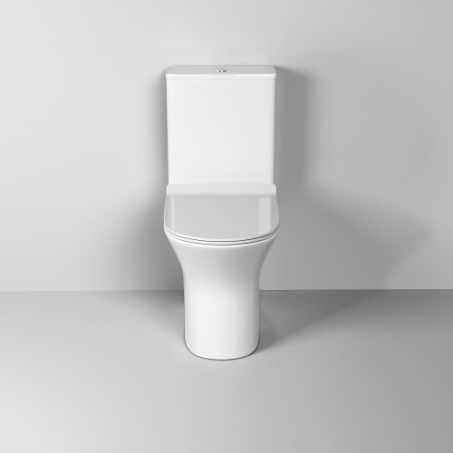 Унитаз Grossman Classic GR-4465S (650*340*790) напольный БЕЗОБОДКОВЫЙ с тонкой крышкой