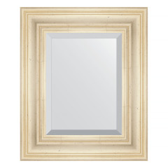 Зеркало настенное с фацетом EVOFORM в багетной раме травленое серебро, 49х59 см, BY 3367