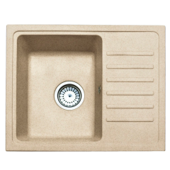 Кухонная мойка Formastone Fosto КМ 55-46, прямоугольная с крылом, цвет антика