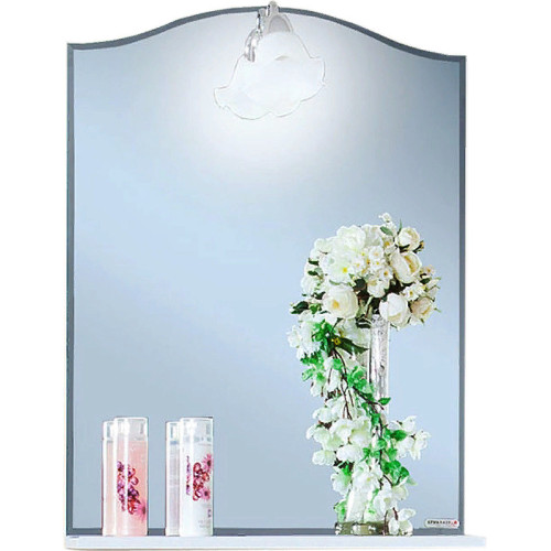 Зеркало Бриклаер Лючия 58 4620750419097 с подсветкой Белое