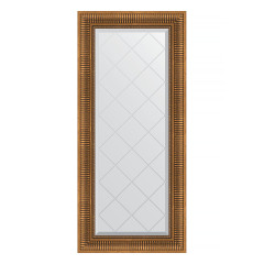 Зеркало настенное с гравировкой EVOFORM в багетной раме бронзовый акведук, 57х127 см, BY 4068