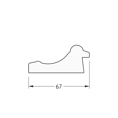 Зеркало настенное Polygon EVOFORM в багетной раме состаренное золото, 57х72 см, BY 7082