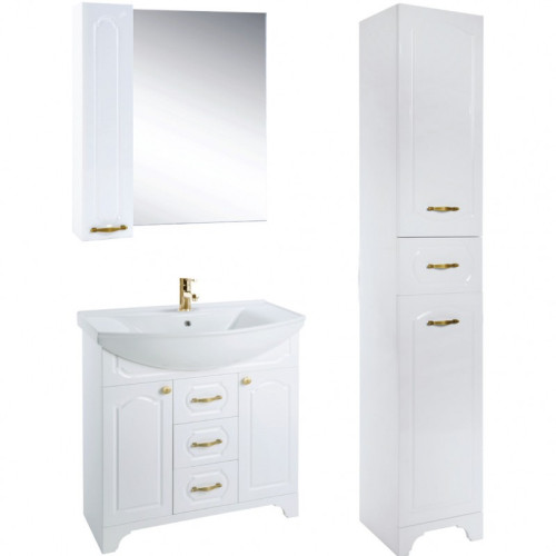 Зеркальный шкаф Bellezza Тиффани 85