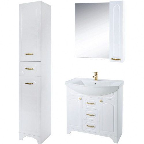 Зеркальный шкаф Bellezza Тиффани 85