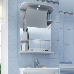 Зеркальный шкаф СанТа Лира 60 с подсветкой