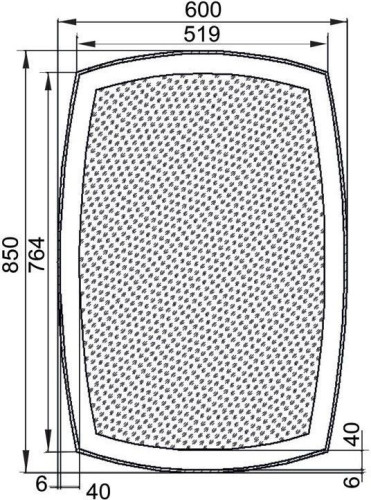Зеркало Aquanet Тоскана 6085 LED