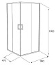 Душевой уголок Excellent 201 90х90 KAAC.1802.900