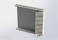 Зеркало-шкаф Aquanet Доминика 100 LED белый