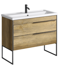 Напольная тумба 100см Aqwella FRG0110DB+FRGN440