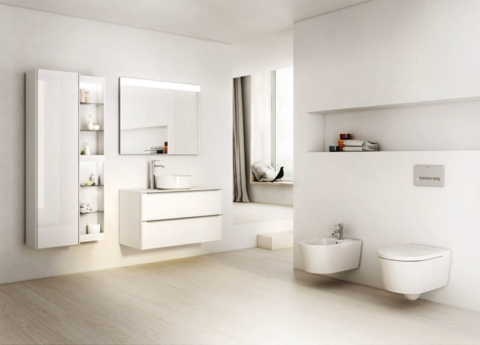 Roca INSPIRA ROUND Подвесной унитаз безободковый, круглый