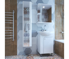 Зеркало-шкаф навесной без подсветки MIXLINE Классик-50 правый (525510)