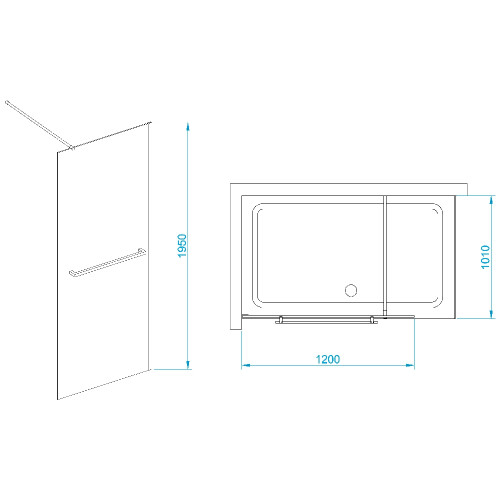 Душевая перегородка RGW WA-040 арт. 35104012-11