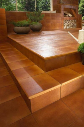 Ступень простая Ceramika Paradyz Aquarius Beige с капиносом