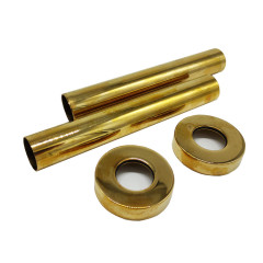 Комплект декоративных трубок SR Rubinetterie 160хD 18-20-1/2&quot; цвет золото