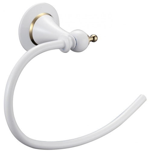 Держатель для полотенец кольцевой Savol S-06960W белый