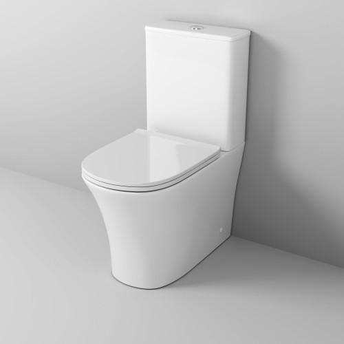 Унитаз Grossman Classic GR-4466S (620*365*820) напольный БЕЗОБОДКОВЫЙ с тонкой крышкой