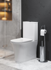 Унитаз Grossman Classic GR-4466S (620*365*820) напольный БЕЗОБОДКОВЫЙ с тонкой крышкой