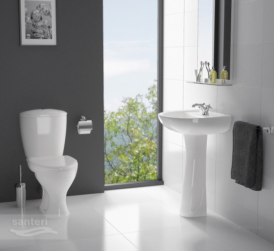 Унитаз-компакт Santeri Версия (комфорт) белый 1.P403.3.S00.00B.F