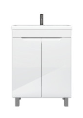 Тумба под умывальник &quot;ELEN 65 Optima&quot; без ящика глянец Домино