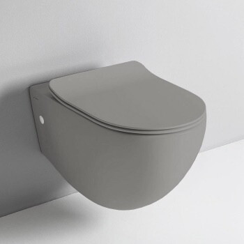 Унитаз Artceram File 2.0 подвесной 370*530*370 Grigio Oliva