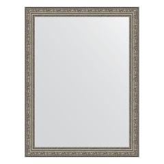 Зеркало настенное EVOFORM в багетной раме виньетка состаренное серебро, 64х84 см, BY 3168