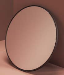 Зеркало Artceram LOOK RING круглое шв 850*850 с подсветкой цвет рамы-moka