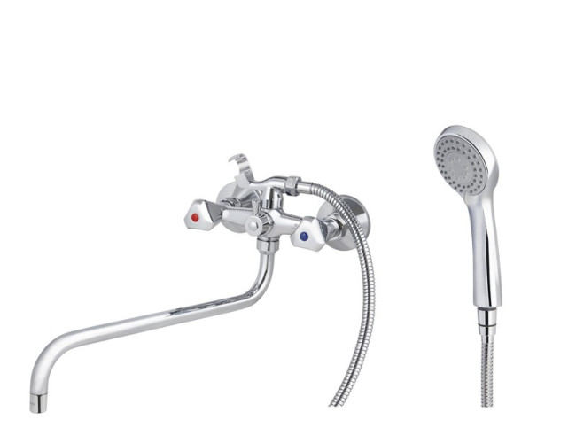 Смеситель для ванны с душем KAISER Delta (11090Shar)