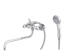 Смеситель для ванны с душем KAISER Delta (11090Shar)