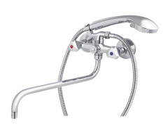 Смеситель для ванны с душем KAISER Delta (11090Shar)