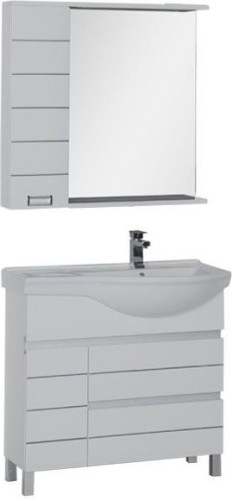Мебель для ванной Aquanet Доминика 90 R белый
