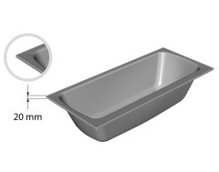 Акриловая ванна Kolpa San Bell E2 180x80