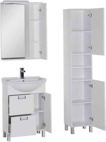 Мебель для ванной Aquanet Сити 60 белый