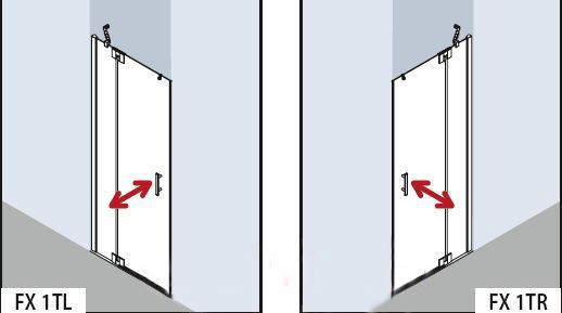 Душевая дверь Kermi Filia XP FX 1TR 09020VPK