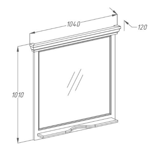 Зеркало Opadiris Риспекто 95