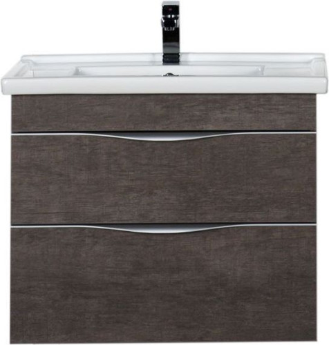 Тумба с раковиной Aquanet Эвора 80 дуб антик