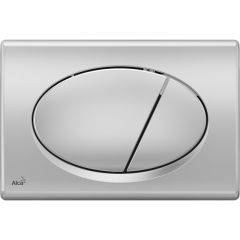 Кнопка смыва alcadrain 25х2х16 для инсталляции, пластик, цвет Хром матовый (M72)