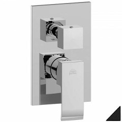 Смеситель для душа Paffoni ELLE встраиваемый, на 2 выхода, черный матовый (EL018NO/M)